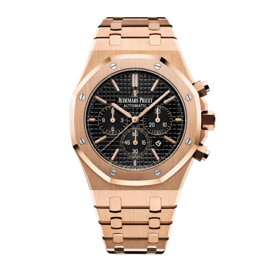 Royal Oak Chronograph Rose Gold Black Dial 41mm