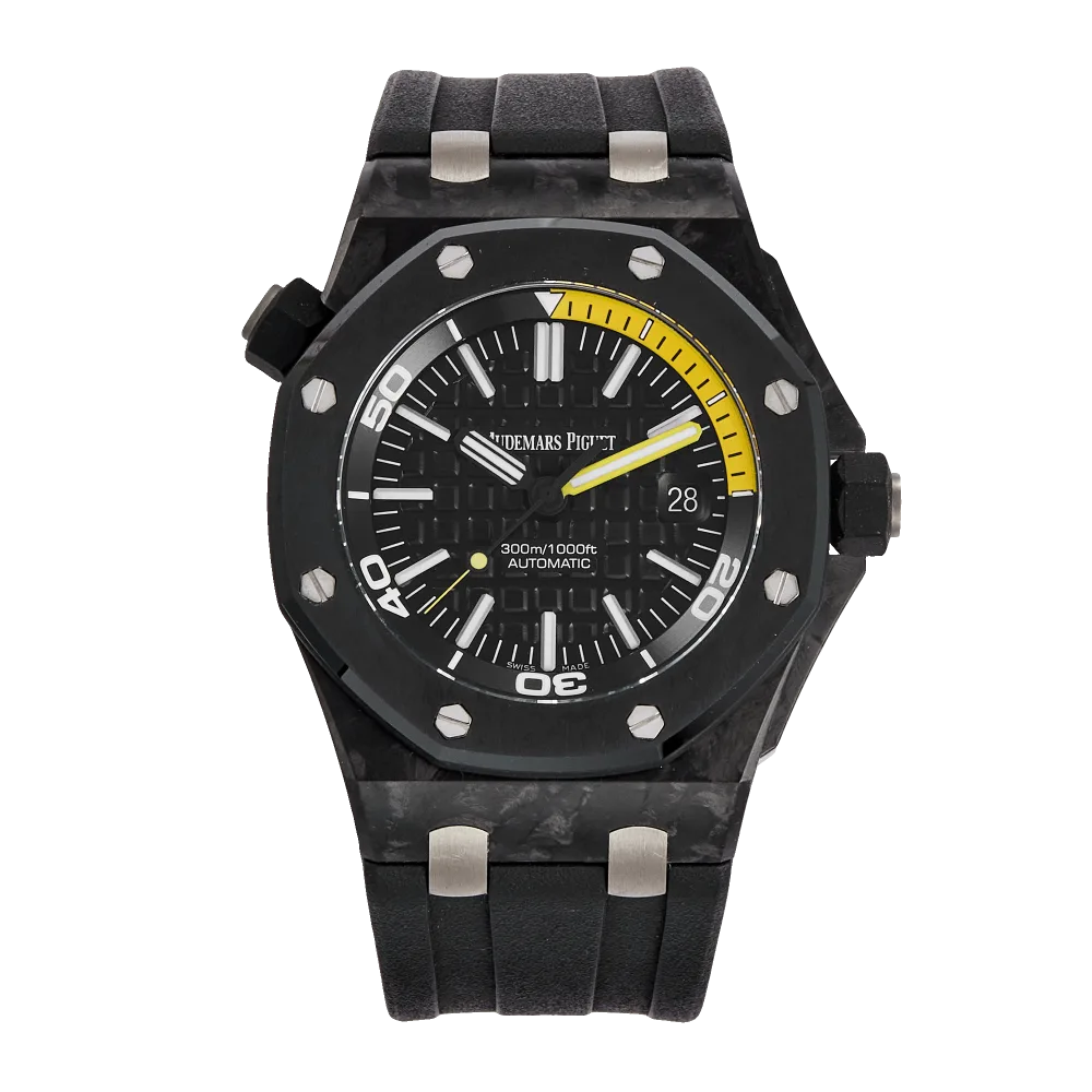 Audemars Piguet Royal Oak Offshore Diver Carbon Black Dial