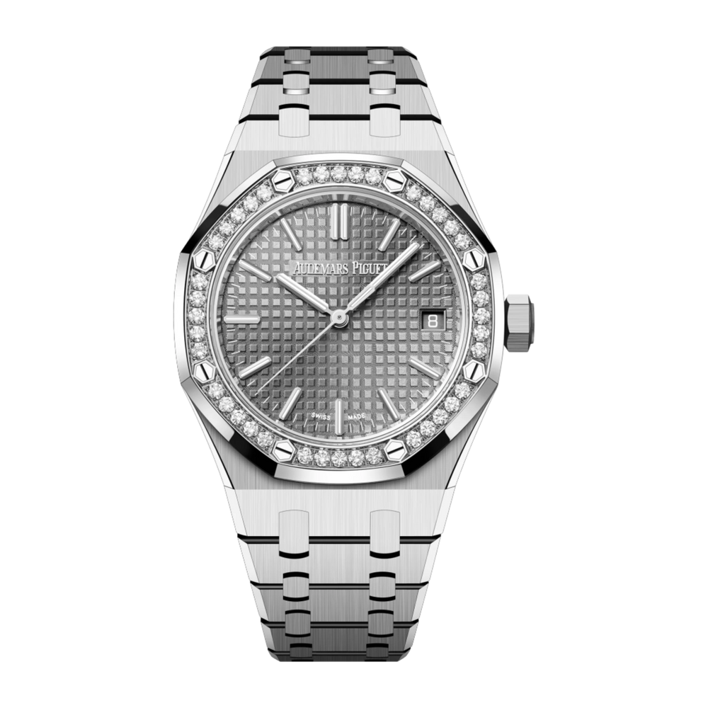 Audemars Piguet Royal Oak Steel Diamond Grey Dial 37mm