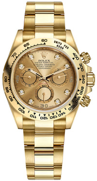 Rolex Daytona 40mm Yellow Gold 116508 Champagne Dial