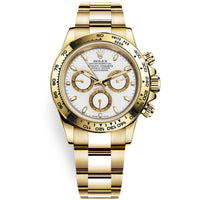 Rolex Daytona 40mm Yellow Gold 116508 White Dial