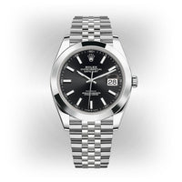 Rolex Datejust 41mm Black Dial Smooth Bezel 126300
