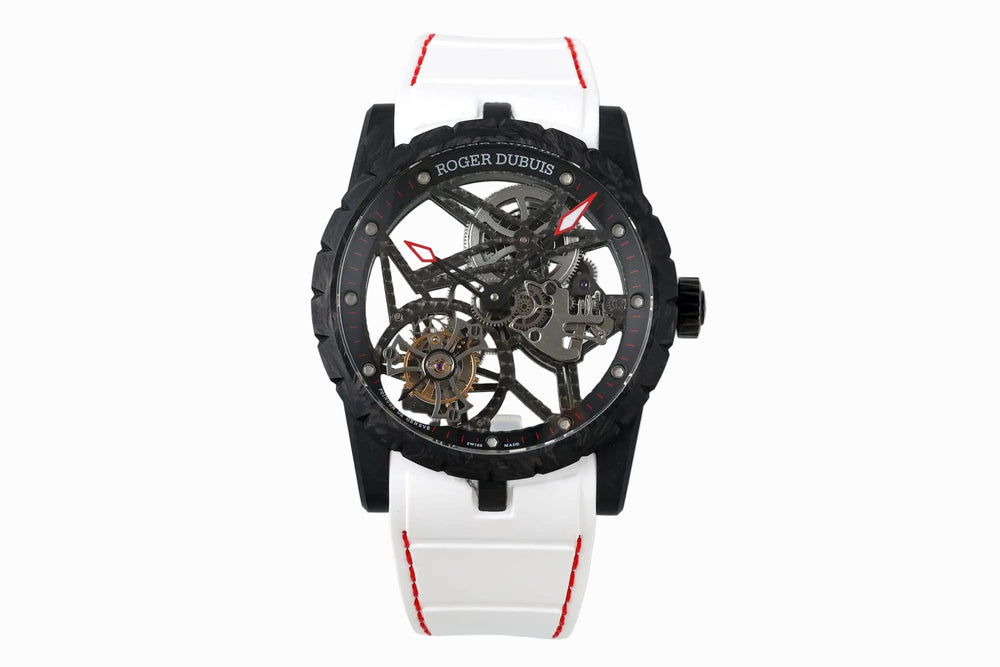 NEW Factory V4 Version Roger Dubuis King Tourbillon DBEX0577 Carbon Fiber Case