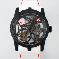 NEW Factory V4 Version Roger Dubuis King Tourbillon DBEX0577 Carbon Fiber Case