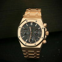 Royal Oak Chronograph Rose Gold Black Dial 41mm