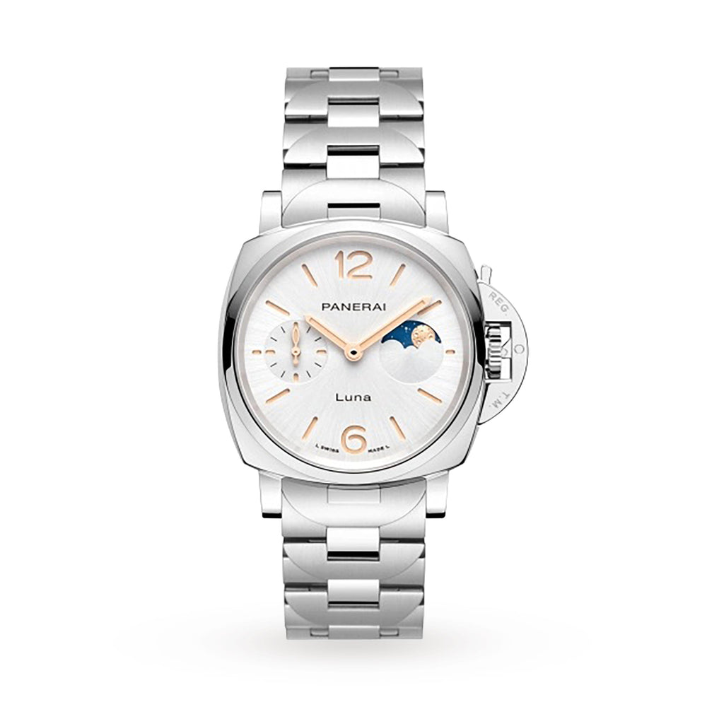 Luminor Due LunaStainless Steel
