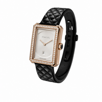 Chanel Boy-Friend Small Beige Gold Diamonds H4887