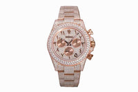 Rolex Herren Cosmo Chronograph Ditonner eins zu eins super A Nachahmung Uhren Rose Gold und Diamant-Platte voll von Sternen Stahl Gürtel Modelle