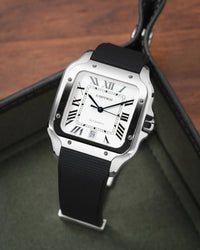 Cartier Watch Men's Square White Dial | Watches Prime