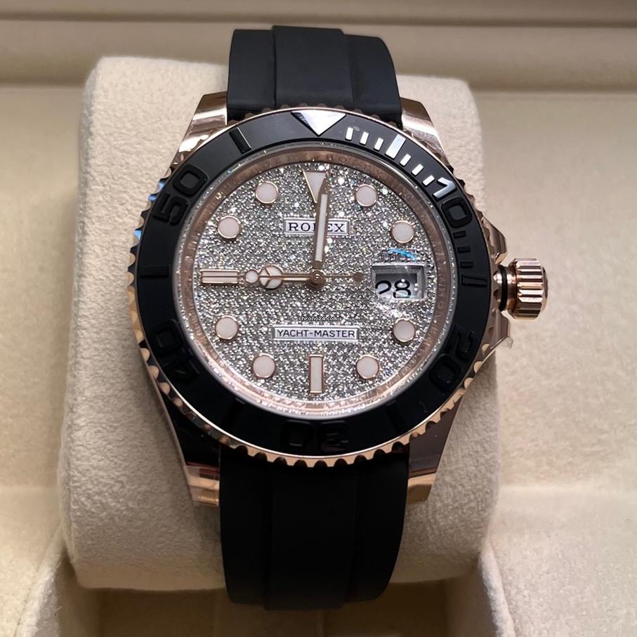 Rolex Yacht-Master 40mm Oyster Flex 126655 Diamond Dial