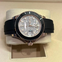 Rolex Yacht-Master 37mm Oyster Flex 268655 Diamond Pave Dial