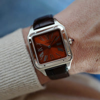 F1 Factory Cartier Santos-Dumont WGSA0113 Alligator Leather Strap