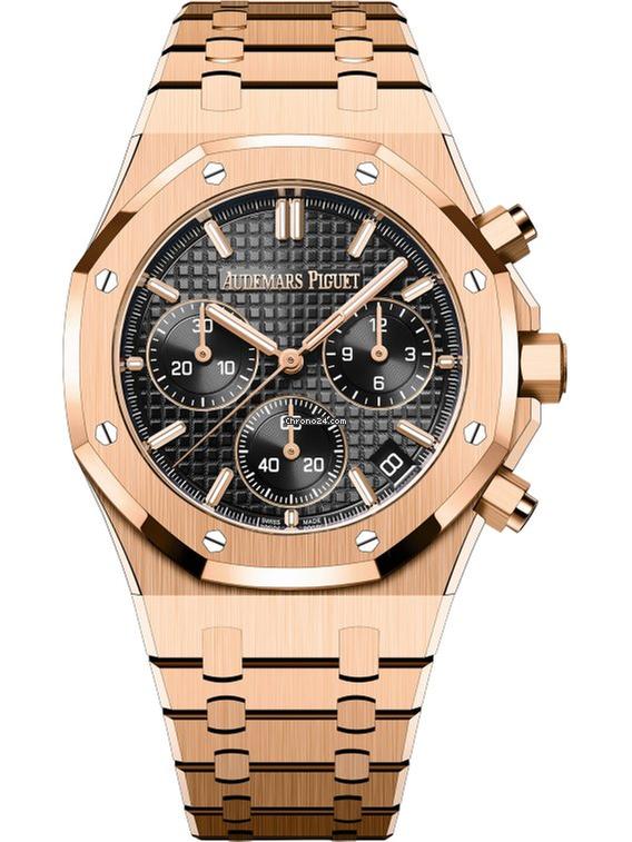 Royal Oak Chronograph Rose Gold Black Dial 41mm