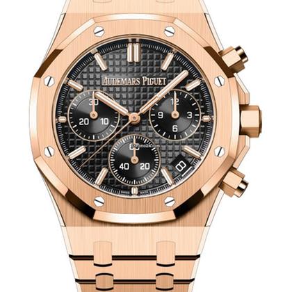 Audemars Piguet Royal Oak Chronograph 41mm Rose Gold Black Dial