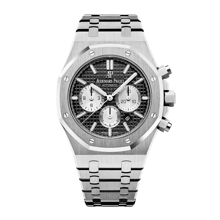 Royal Oak Selfwinding Chronograph Steel Black Dial 41mm