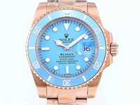Rolex Submariner Blaken Sunray Blue Dial Complete Box & Papers 126610LN
