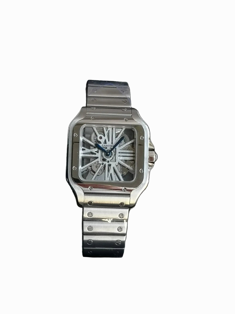 Santos de Cartier Skeleton, specifically the Large model.