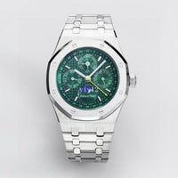 Audemars Piguet Royal Oak Perpetual Calendar Steel Green Dail