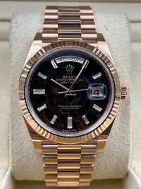 Rolex Day-Date 40 Rose Gold Eisenkiesel Diamond Dial 228235