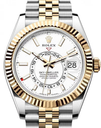 NEW 2025 Rolex Sky-Dweller 42mm 336933 Jubilee White Dial (STICKERED)