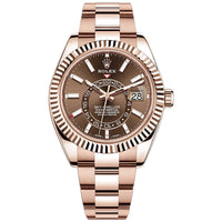 Rolex Sky-Dweller 42mm Rose Gold 326935 Chocolate Dial