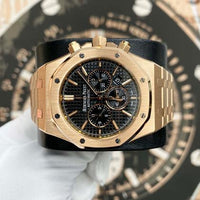 Royal Oak Chronograph Rose Gold Black Dial 41mm