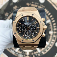 Royal Oak Chronograph Rose Gold Black Dial 41mm