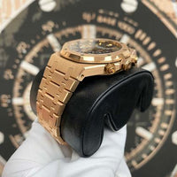 Royal Oak Chronograph Rose Gold Black Dial 41mm