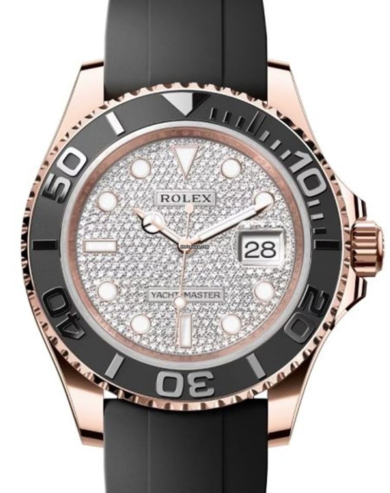 Rolex Yacht-Master 40mm Oyster Flex 126655 Diamond Dial