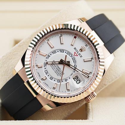 Rolex Sky-Dweller 42mm Oyster Flex 326238 White Dial
