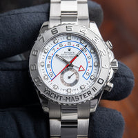 Rolex Yacht-Master II 44mm White Gold 116689 White Dial