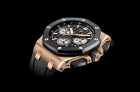 Audemars Piguet Royal Oak Offshore 26420 Black Dial, 18 Carat Pink Gold, 43.0 mm, Chronograph