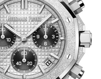 Audemars Piguet Royal Oak 26240 Grey Dial, Hammered 18 Carat White Gold, 41.0 mm, Chronograph