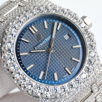 fully iced-out Audemars Piguet Royal Oak style