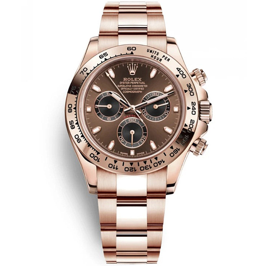 Rolex Daytona 40mm Rose Gold 116505 Chocolate Dial
