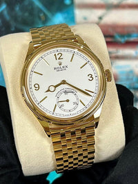 Hands-on Review: Rolex Perpetual 1908 in Yellow Gold with White Dial and Settimo Bracelet Reference 52508-0008