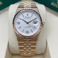 Rolex Land-Dweller 40 Intense white honeycomb dial Jubilee Everose gold 127335 127335-0001