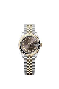 Rolex Datejust 31mm Stainless Steel and Yellow Gold 278343rbr Grey VI Roman Jubilee