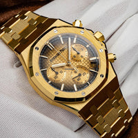 Audemars Piguet Royal Oak 26240BA.OO.1320BA.02 Chronograph Smoked Yellow Gold