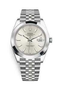 Rolex Datejust 41mm Silver Dial Domed Bezel 126300