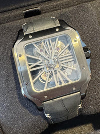 Cartier Santos de Cartier Skeleton watch.