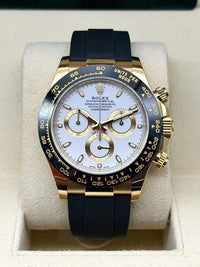 Rolex Daytona 40mm Oyster Flex 116518LN White Dial