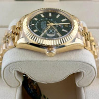 Rolex Sky Dweller Black Dial Yellow Gold Jubilee 336938