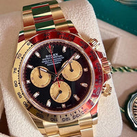 Rolex Daytona 40mm Yellow Gold 116508 "Paul Newman" Black Dial