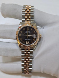 Rolex Datejust 31mm Stainless Steel and Yellow Gold 278343rbr Grey VI Roman Jubilee