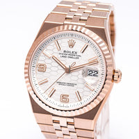 Rolex Land-Dweller 40 Intense white honeycomb dial Jubilee Everose gold 127335 127335-0001