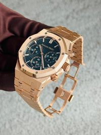 Audemars Piguet Royal Oak Chronograph 41mm Rose Gold Black Dial
