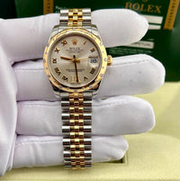 Rolex Datejust 31mm Stainless Steel and Yellow Gold Ladies Watch