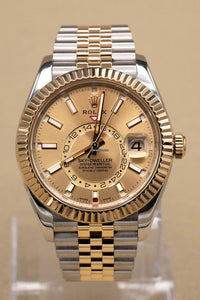 NEW 2025 Rolex Sky-Dweller 42mm 336933 Jubilee Champagne Dial