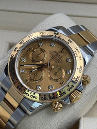 Rolex Daytona 40mm 116503 Champagne Diamond Dial
